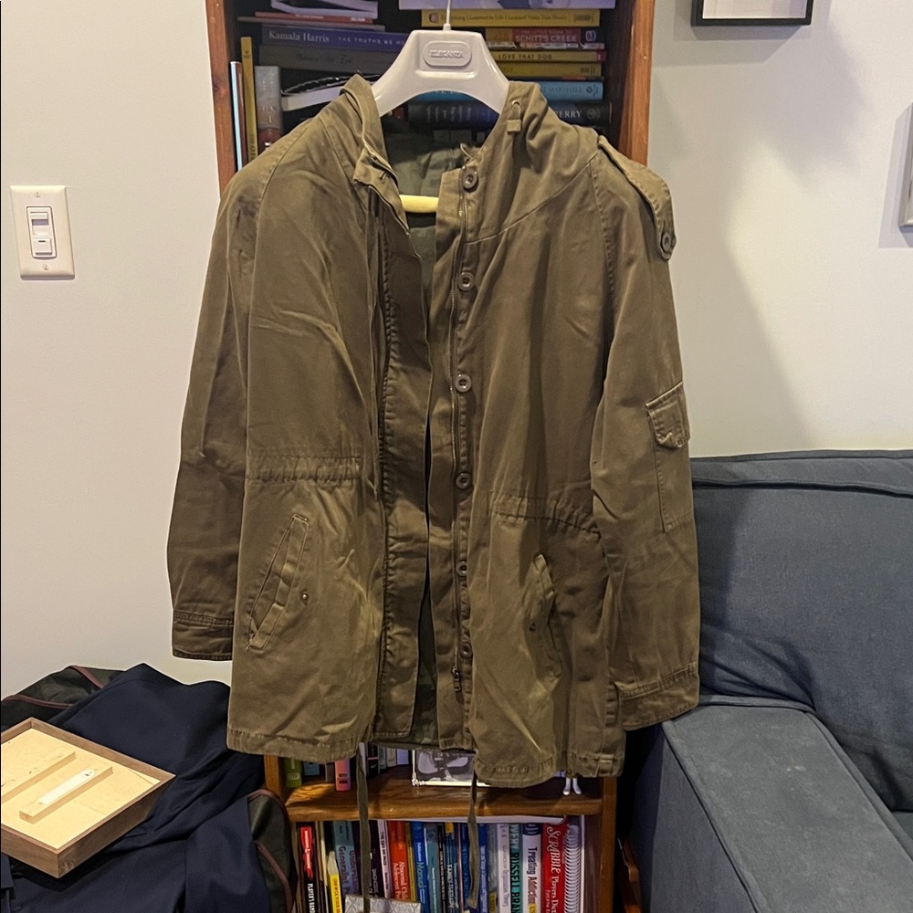 Forever 21 Olive Utility Jacket